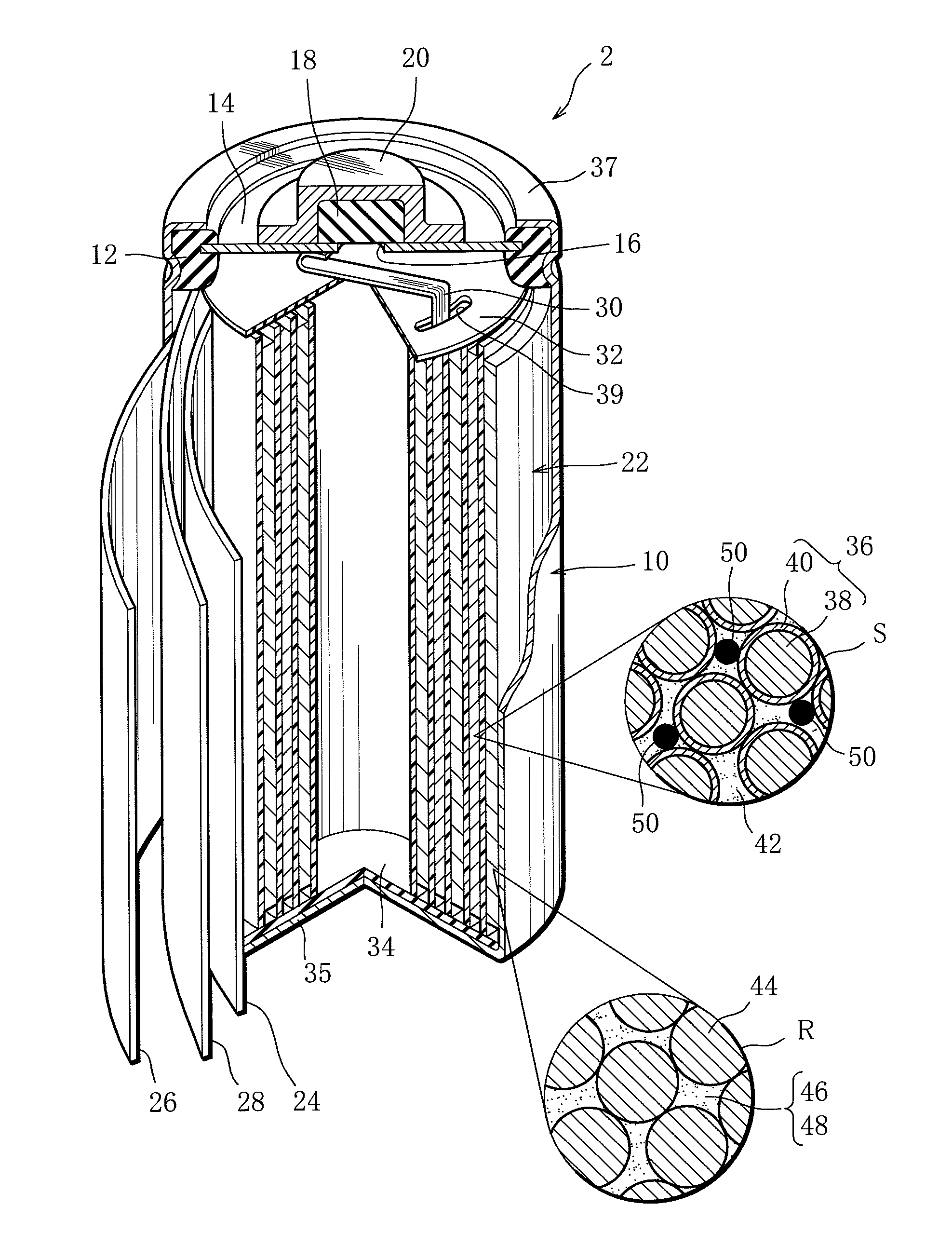 Alkaline rechargeable battery