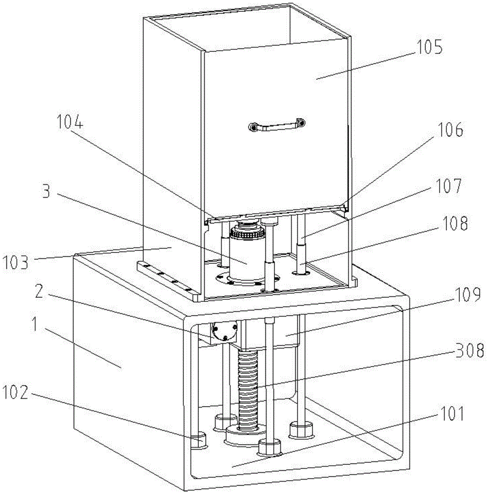 Metal Powder Electron Beam Melting Lamination Forming Workbench Z-axis Motion System