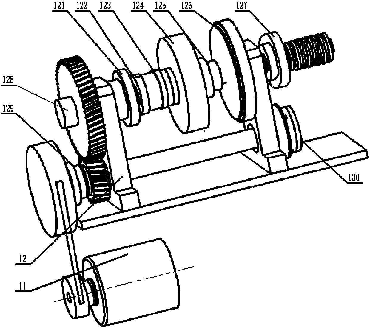 Full-automatic sleeve pipe rolling machine