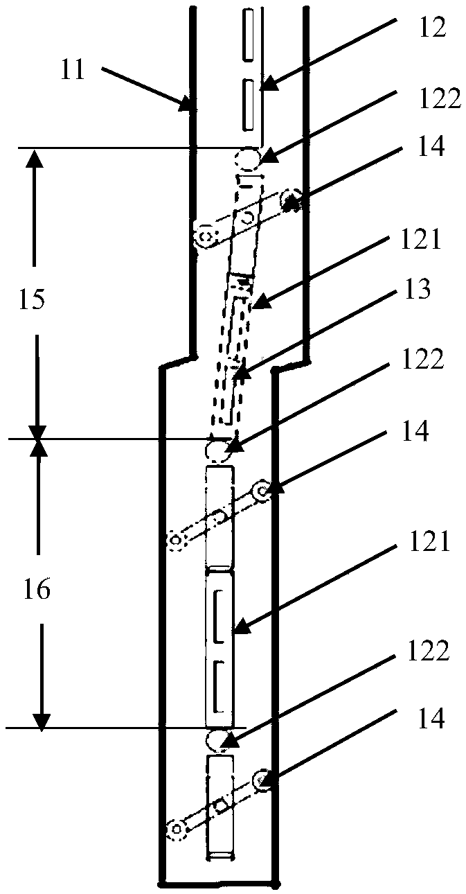 Full-depth array inclinometer and deep displacement measurement method