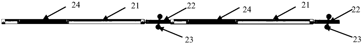 Full-depth array inclinometer and deep displacement measurement method