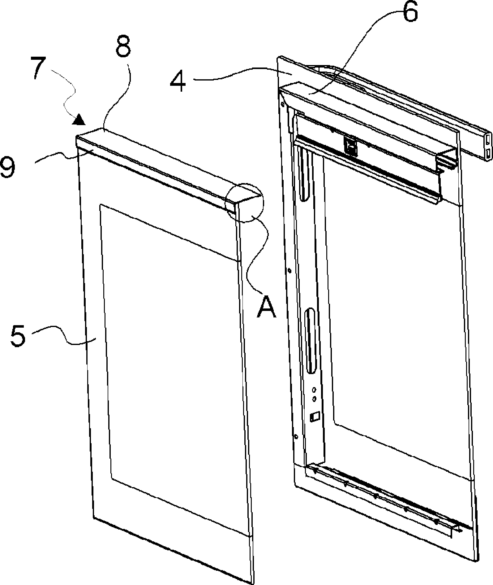 A cooking device comprising a covering member