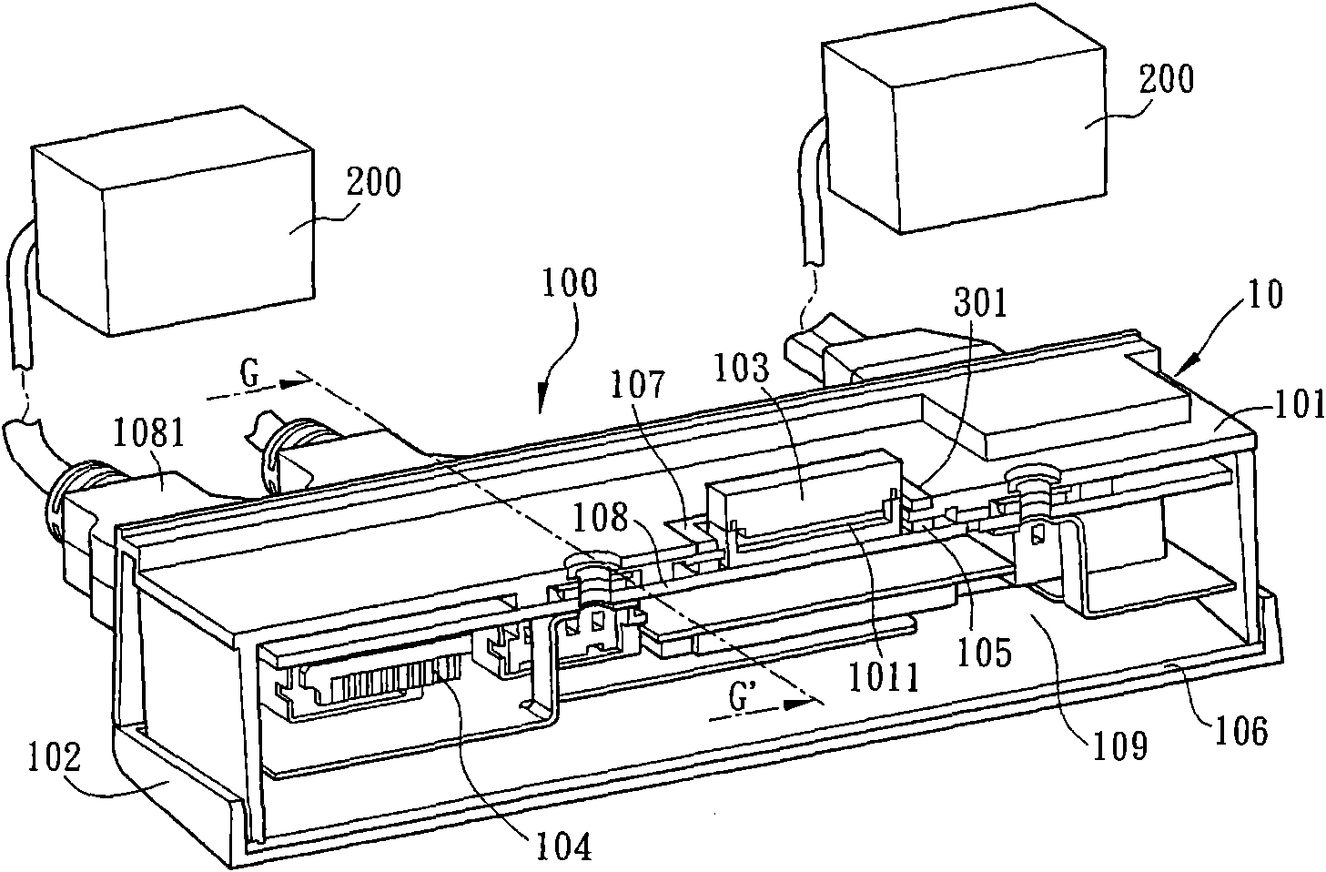 Electronic device and connector module having sealing property thereof