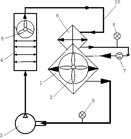 Novel air source heat pump heat exchange system