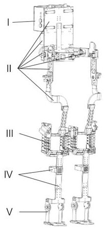 An active-passive combined transient heart flexible rope-driven lower limb exoskeleton robot and control method