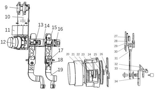 An active-passive combined transient heart flexible rope-driven lower limb exoskeleton robot and control method