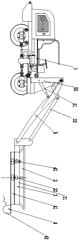 A mechanical automatic crown sealing equipment for trees and seedlings