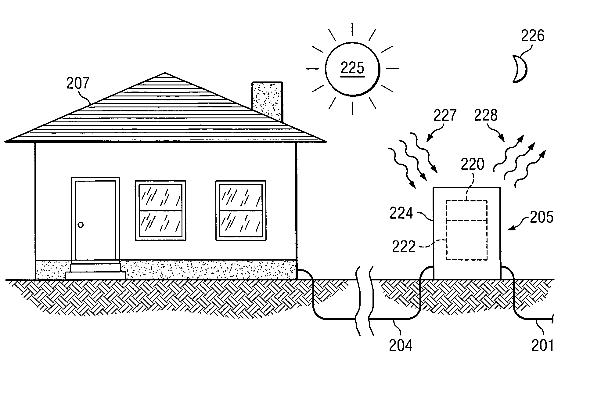 Passive cooling for fiber to the premise (FTTP) electronics