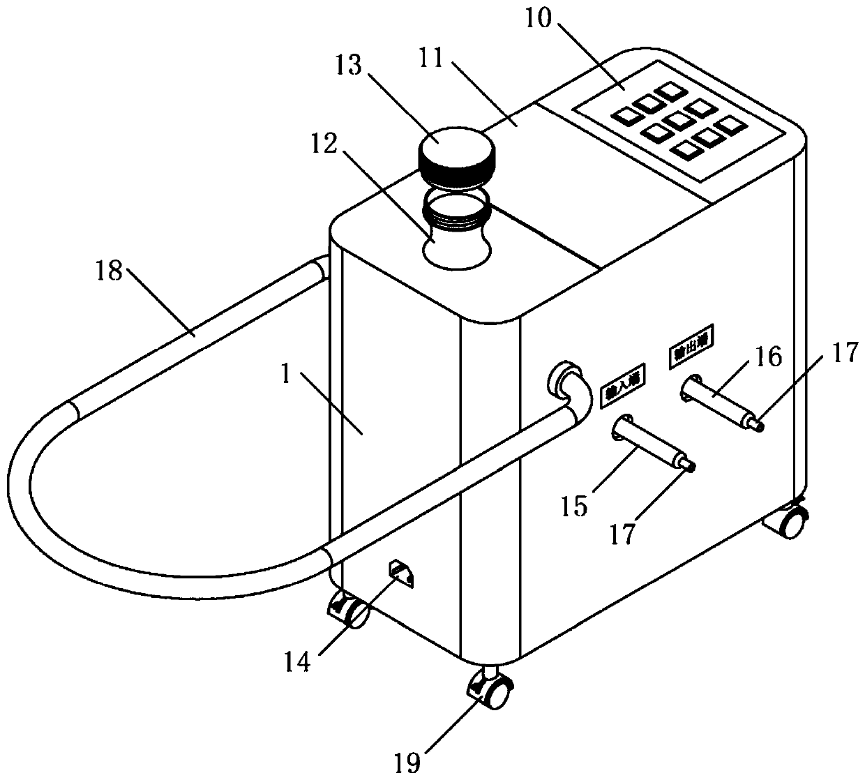 Bladder perfusion chemotherapy instrument