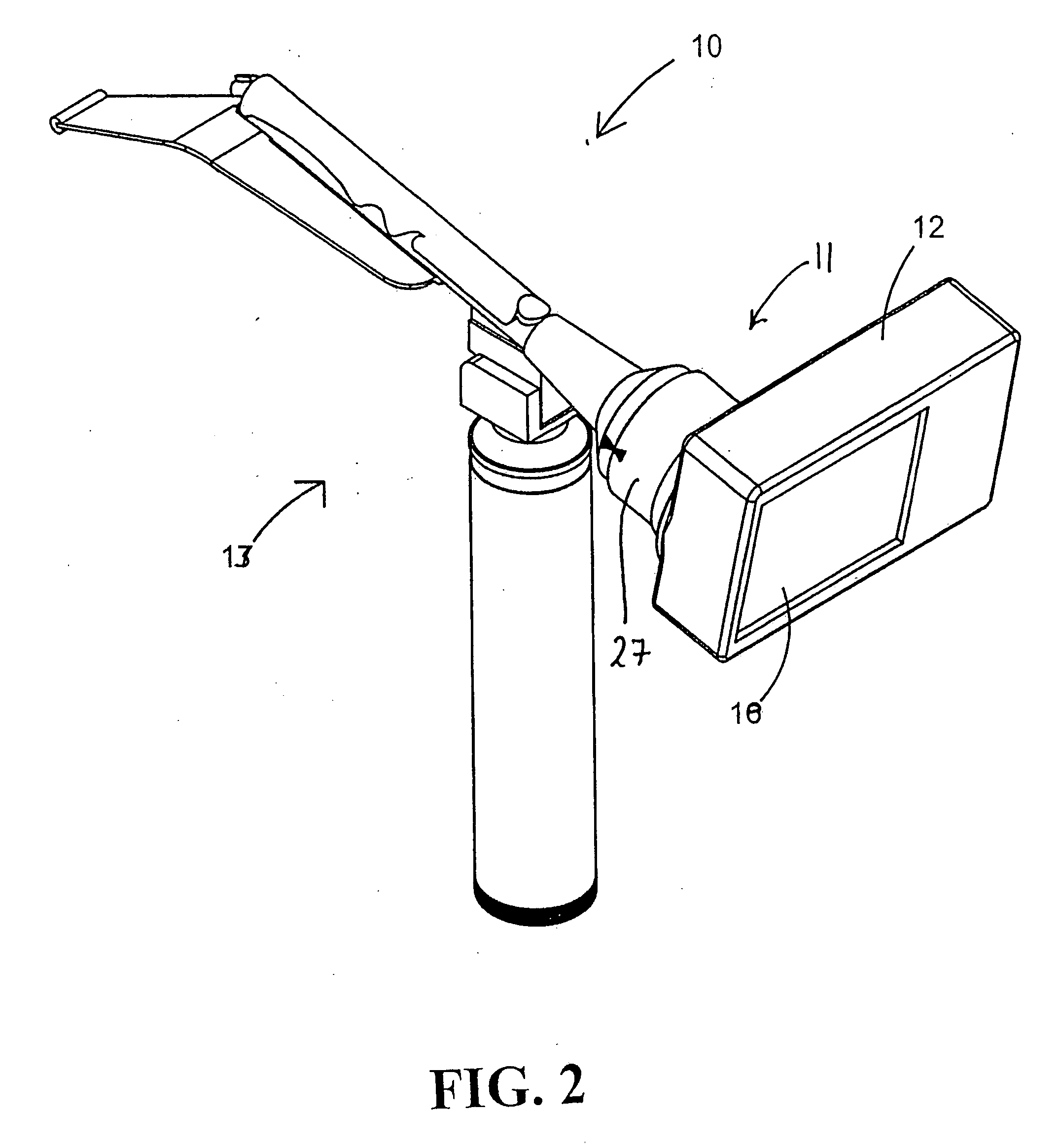 Handheld portable medical viewing assembly for displaying medical images during medical procedures and intubation stylet