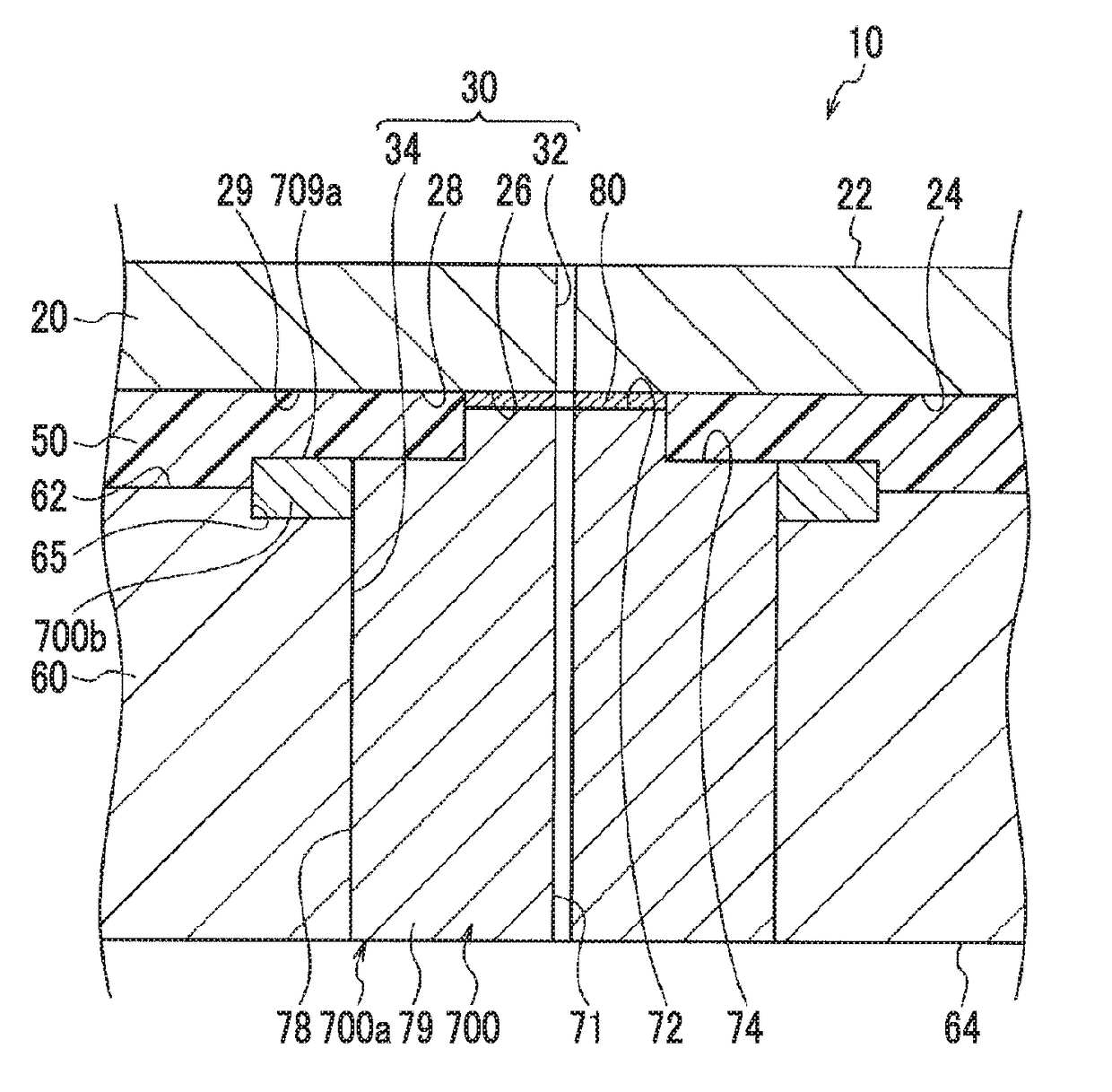 Electrostatic chuck device, and semiconductor manufacturing device