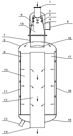 Radial fixed bed reactor for oxydehydrogenation of butylene