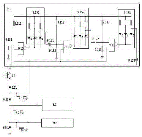 Two-input NOT gate type frequency observer