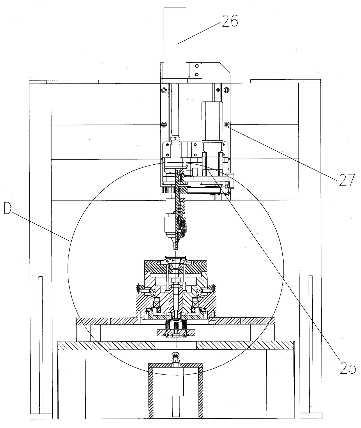 Water pump impeller welding fixture