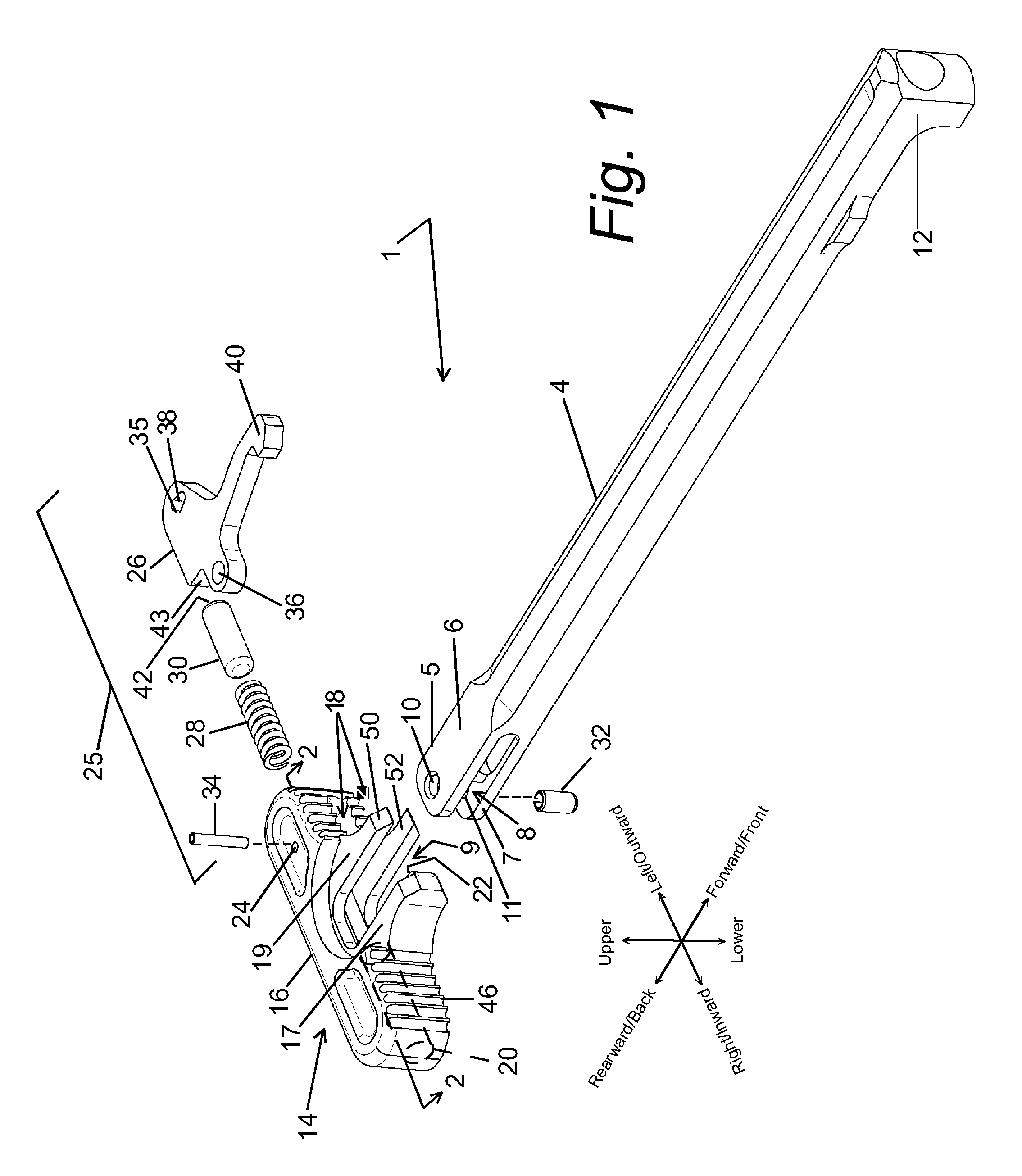 Ambidextrous charging handle for firearm