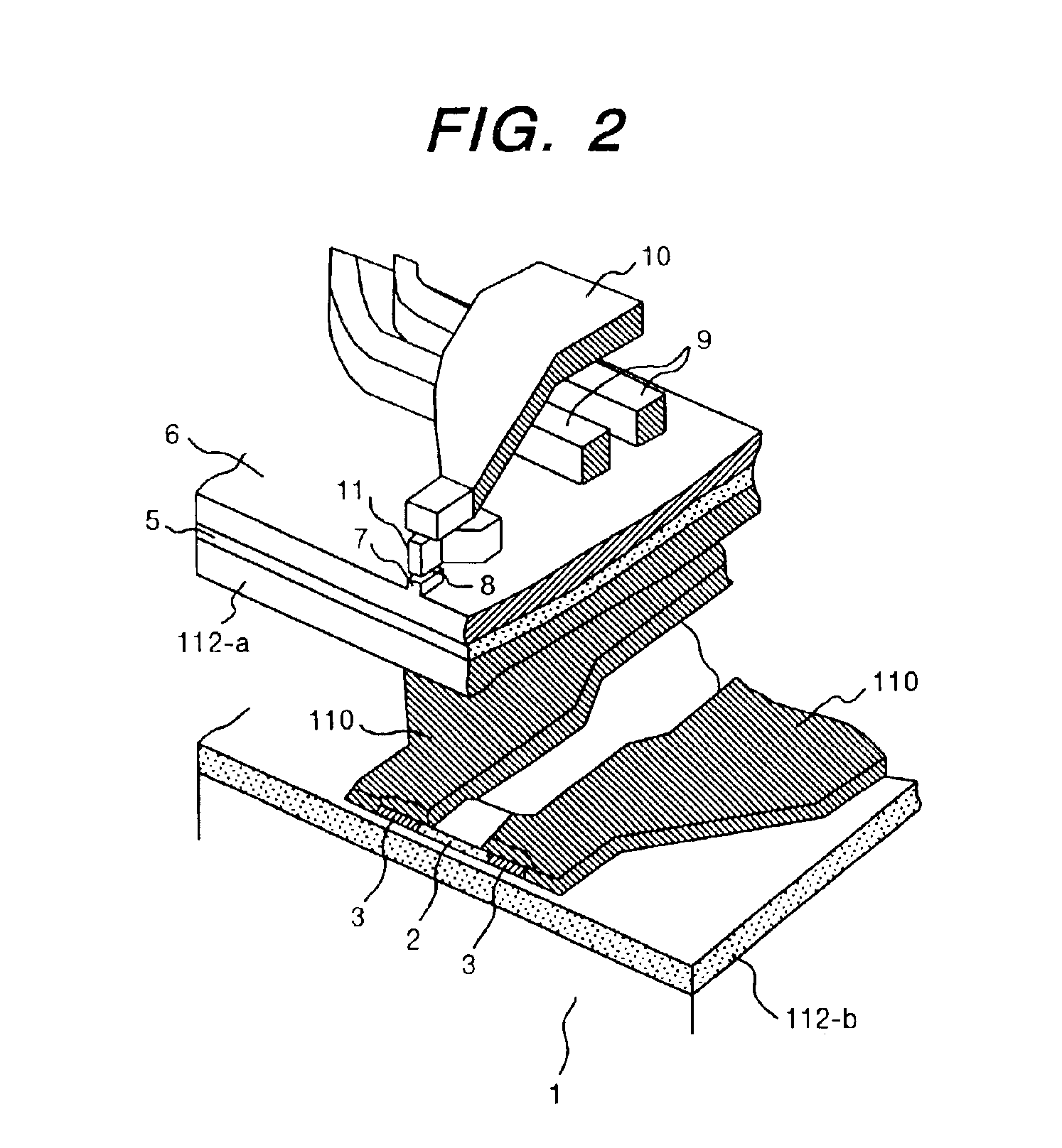 Recording/reproducing separated type magnetic head having differential bias type magnetic domain control structure