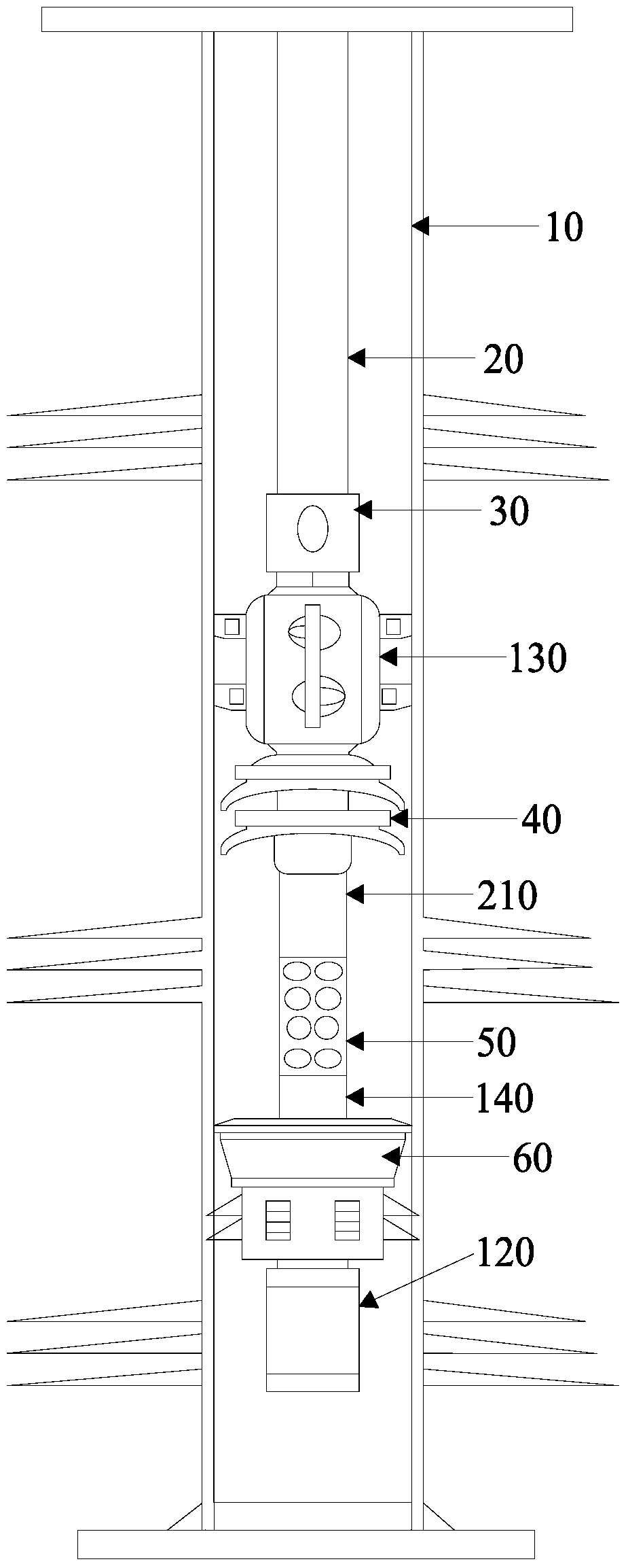 Stress test method for oil well casing