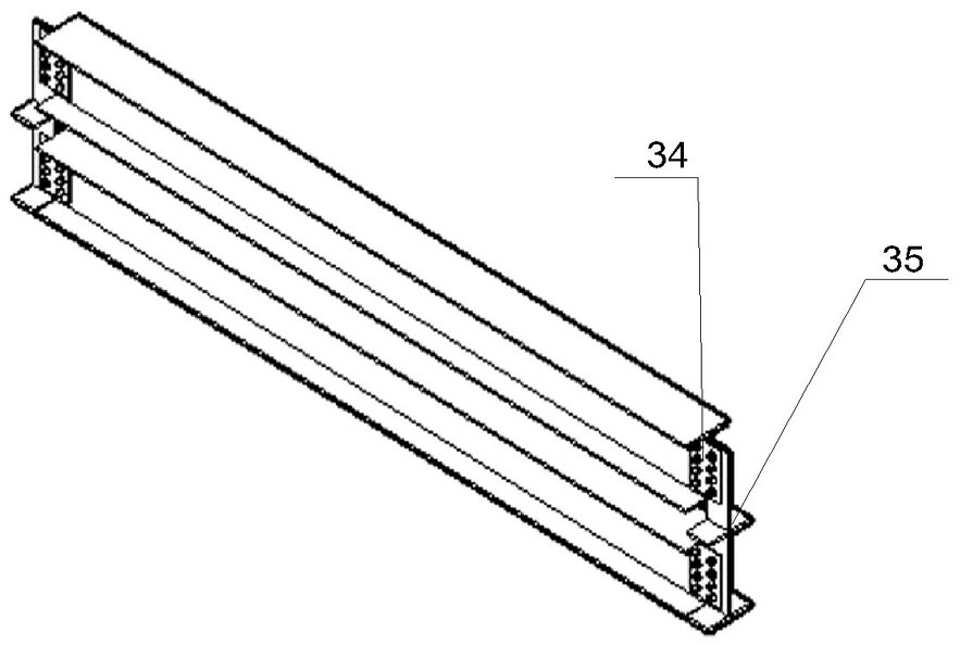 A tower crane foundation structure transmitting force to existing columns and its construction method