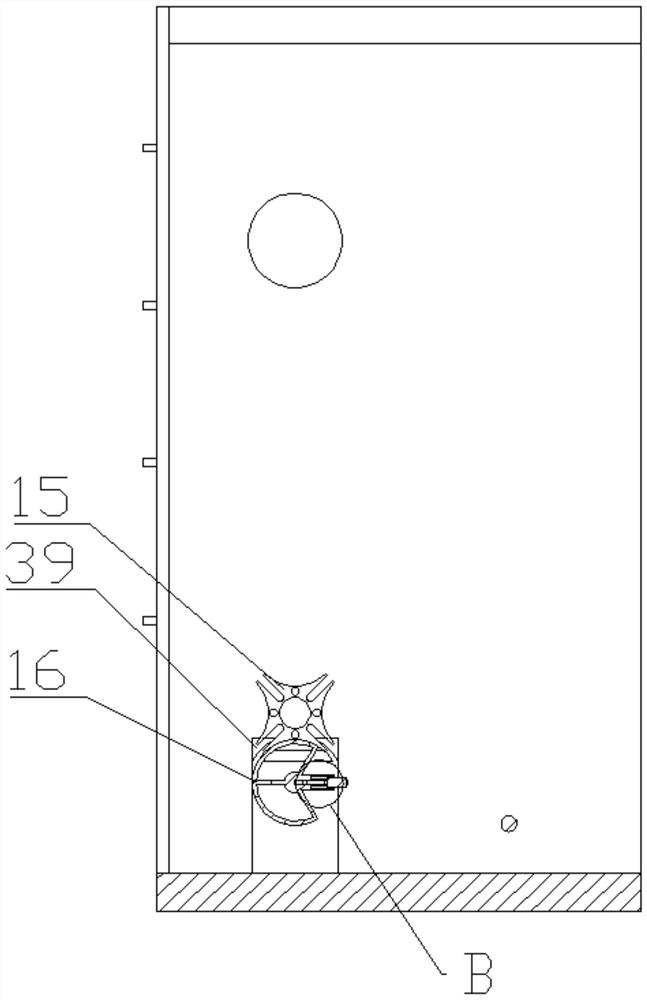 Sorting device for materials arrangement