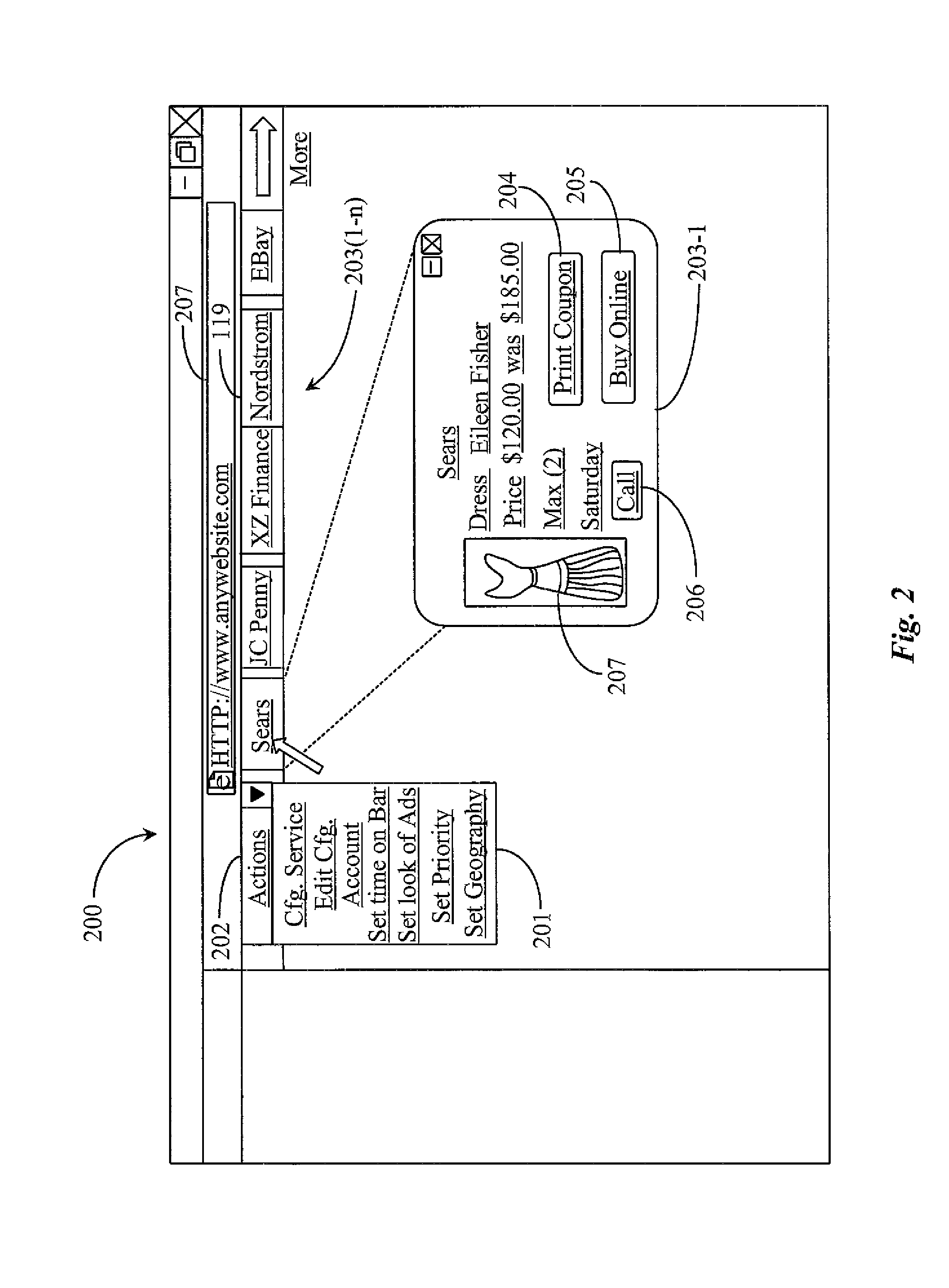 System and Methods for Ordering and Presenting Custom Electronic Advertisements