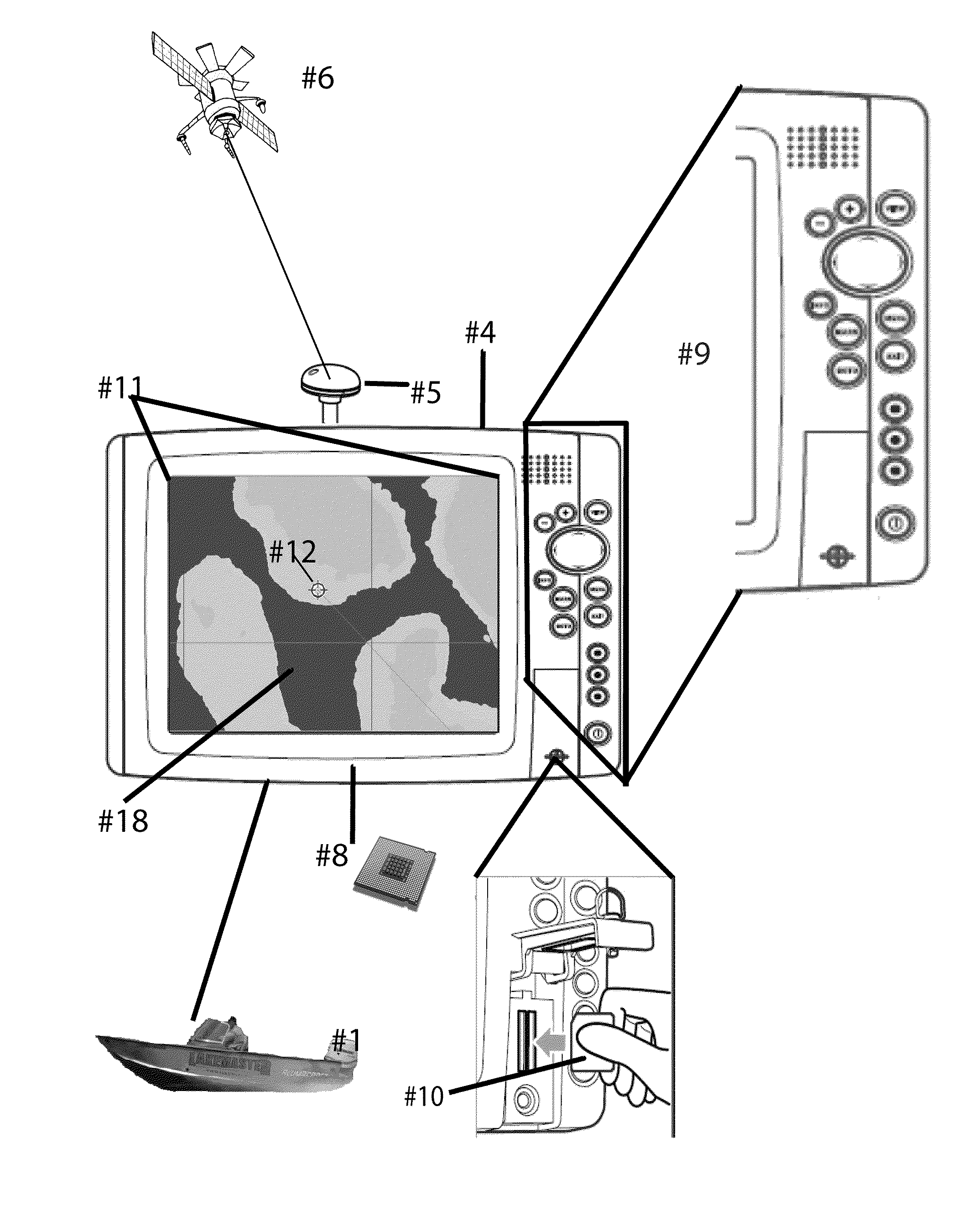 Shallow water highlight method and display systems