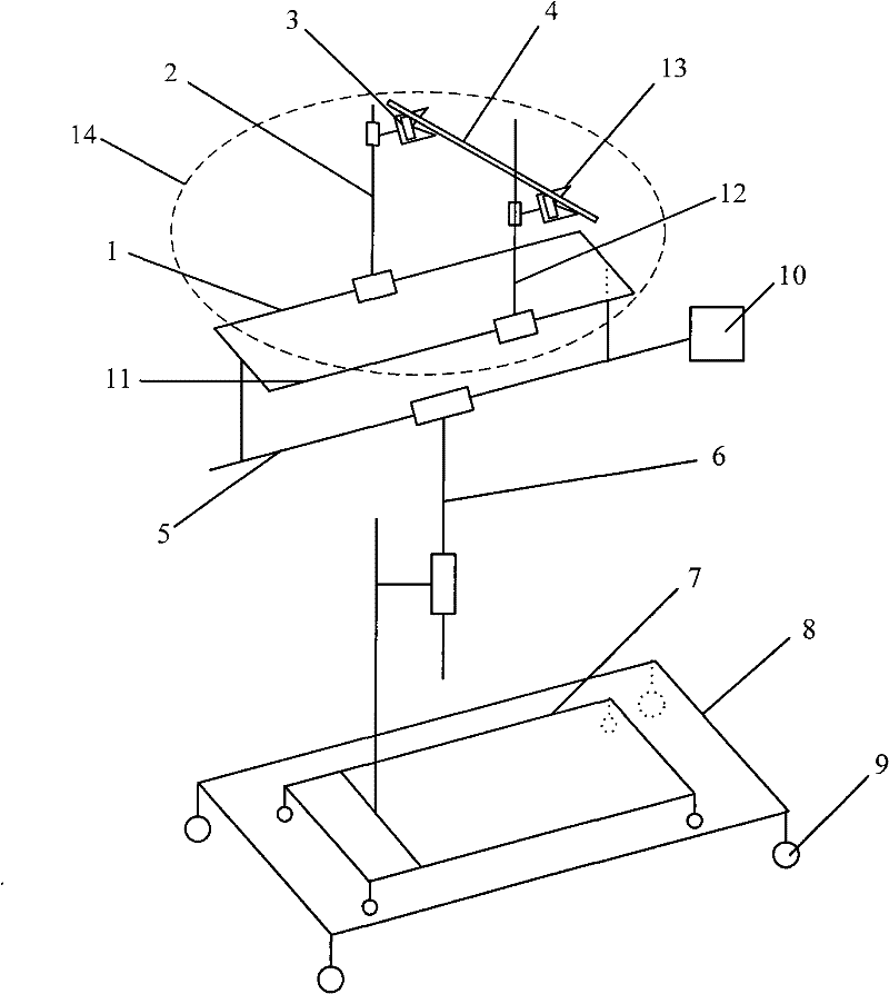 Orthopedic robot navigation device and positioning system