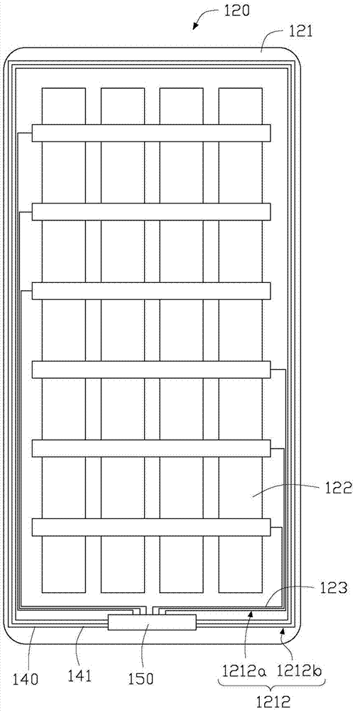 Touch panel, short-range wireless communications technology terminal, and production method thereof