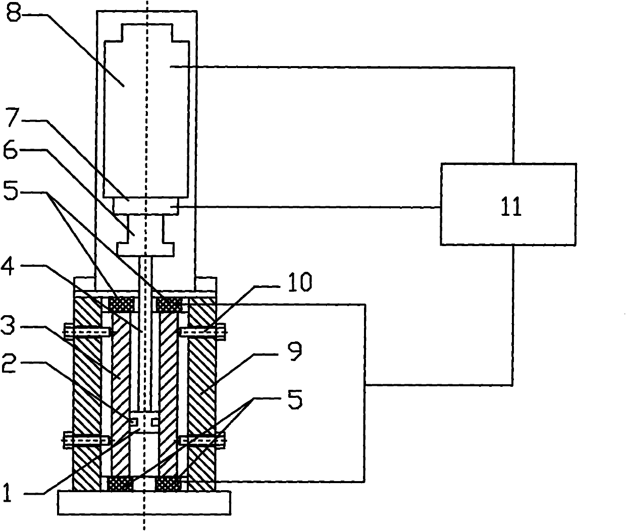 System for accurately testing friction damping