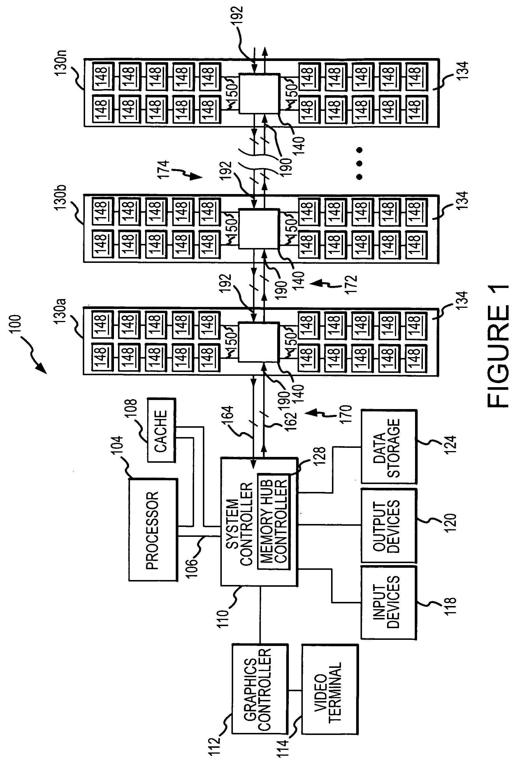 System and method for re-routing signals between memory system components