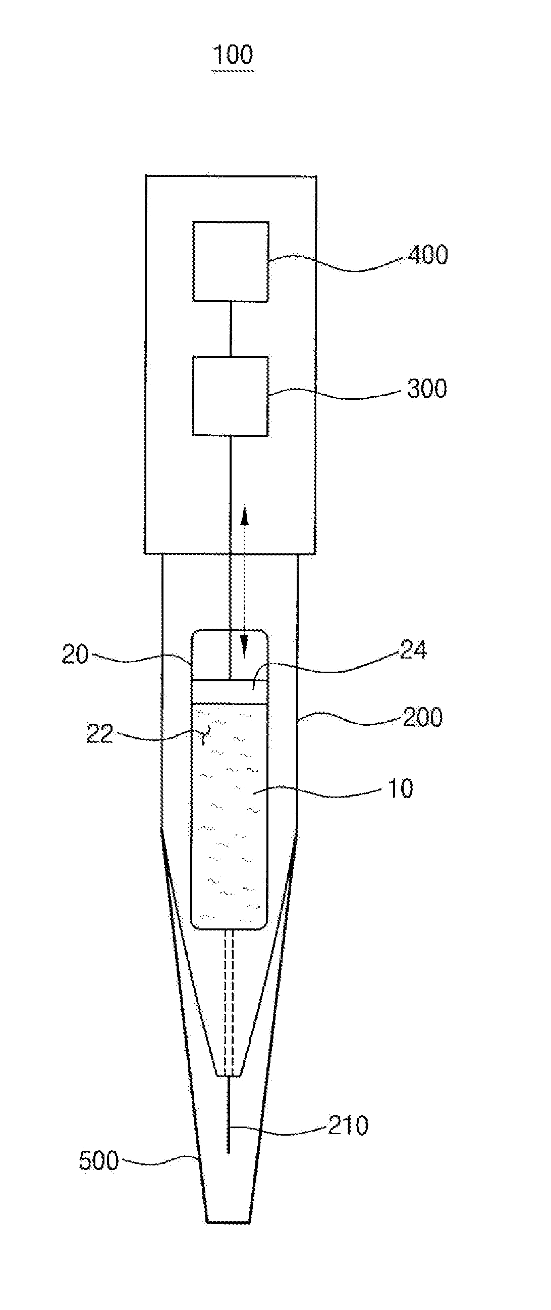 Device and method for injecting drug