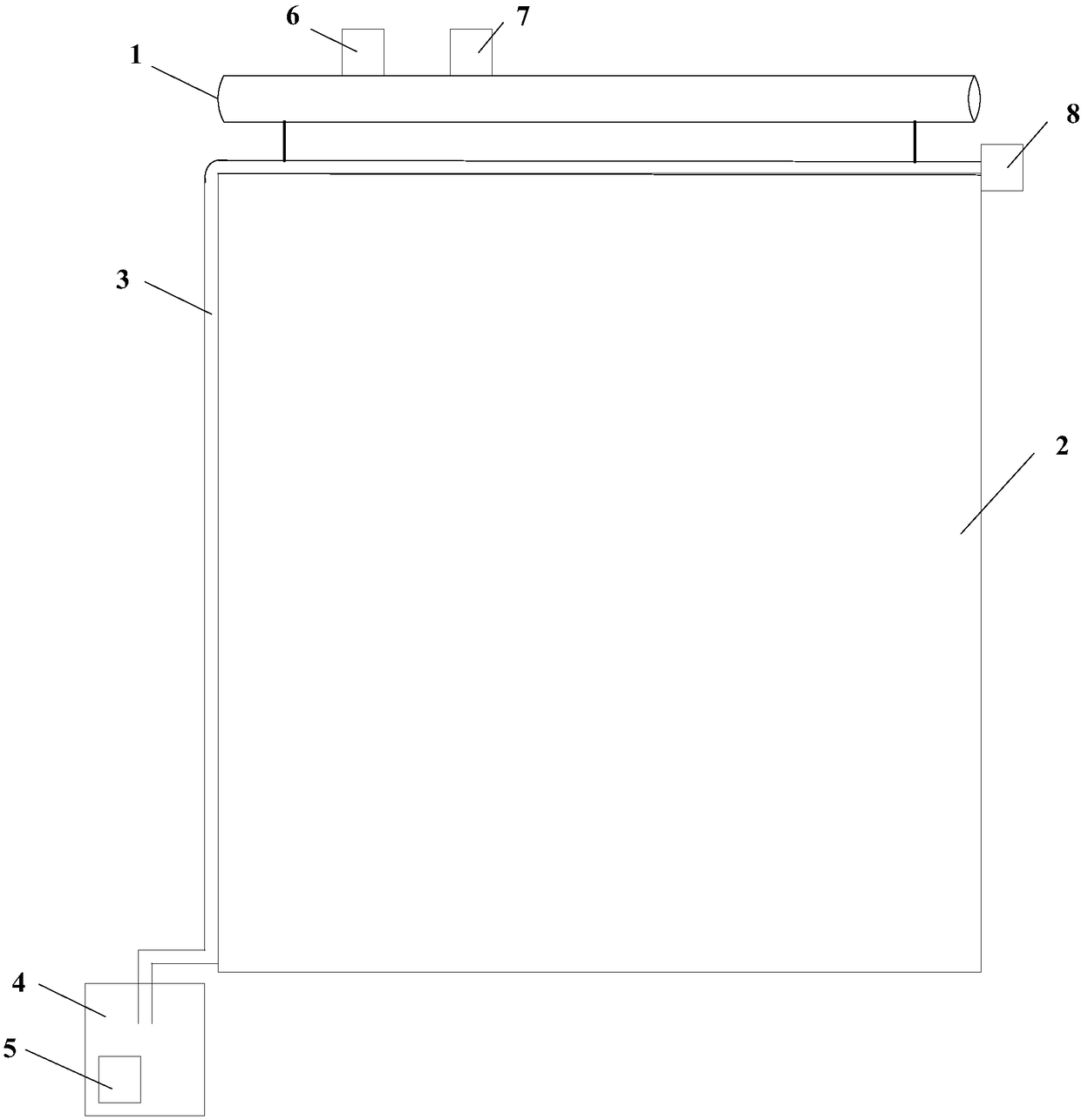 Curtain capable of preventing haze