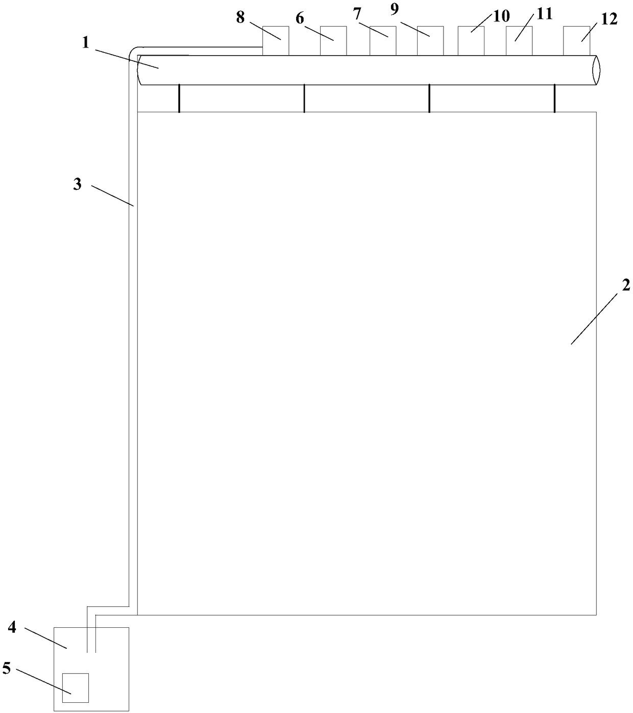 Curtain capable of preventing haze