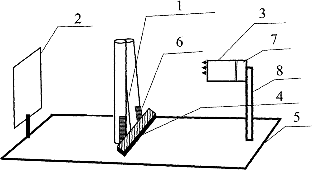 Variable-angle single slit diffraction experiment instrument