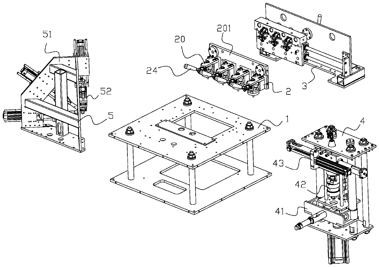 Lower switching valve device for detecting air tightness of precise three-way valve