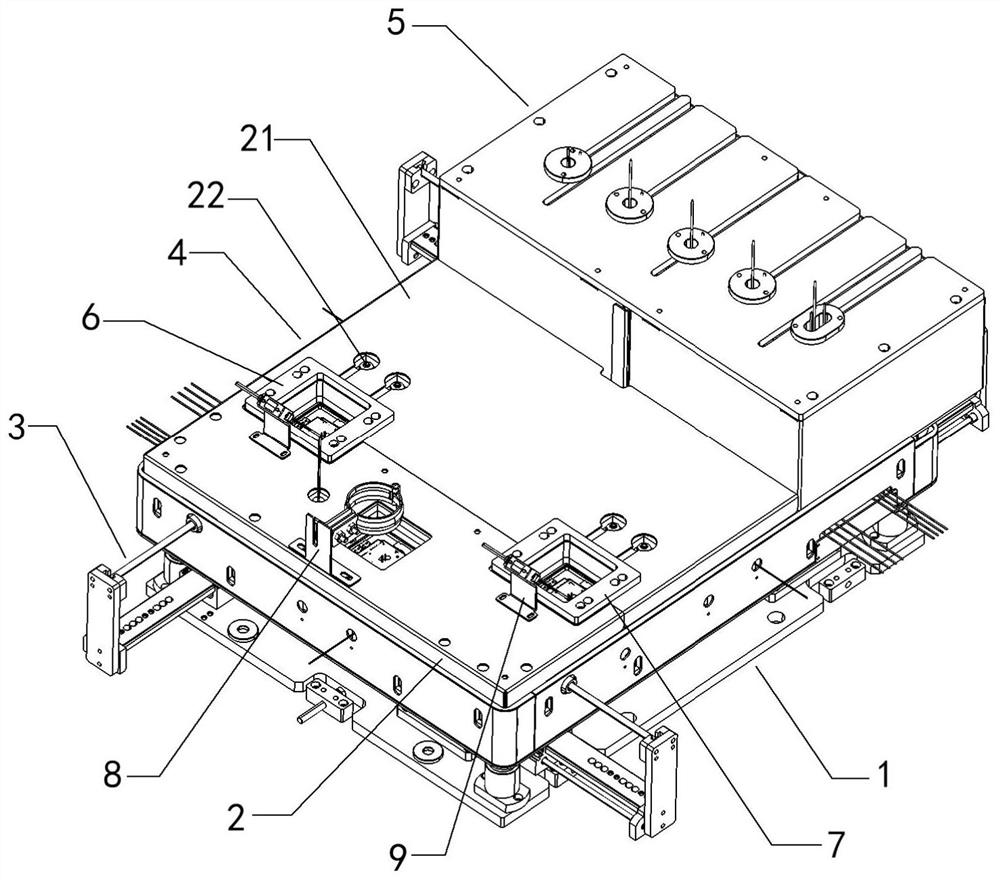 On-line heating device of IGBT (Insulated Gate Bipolar Translator) module