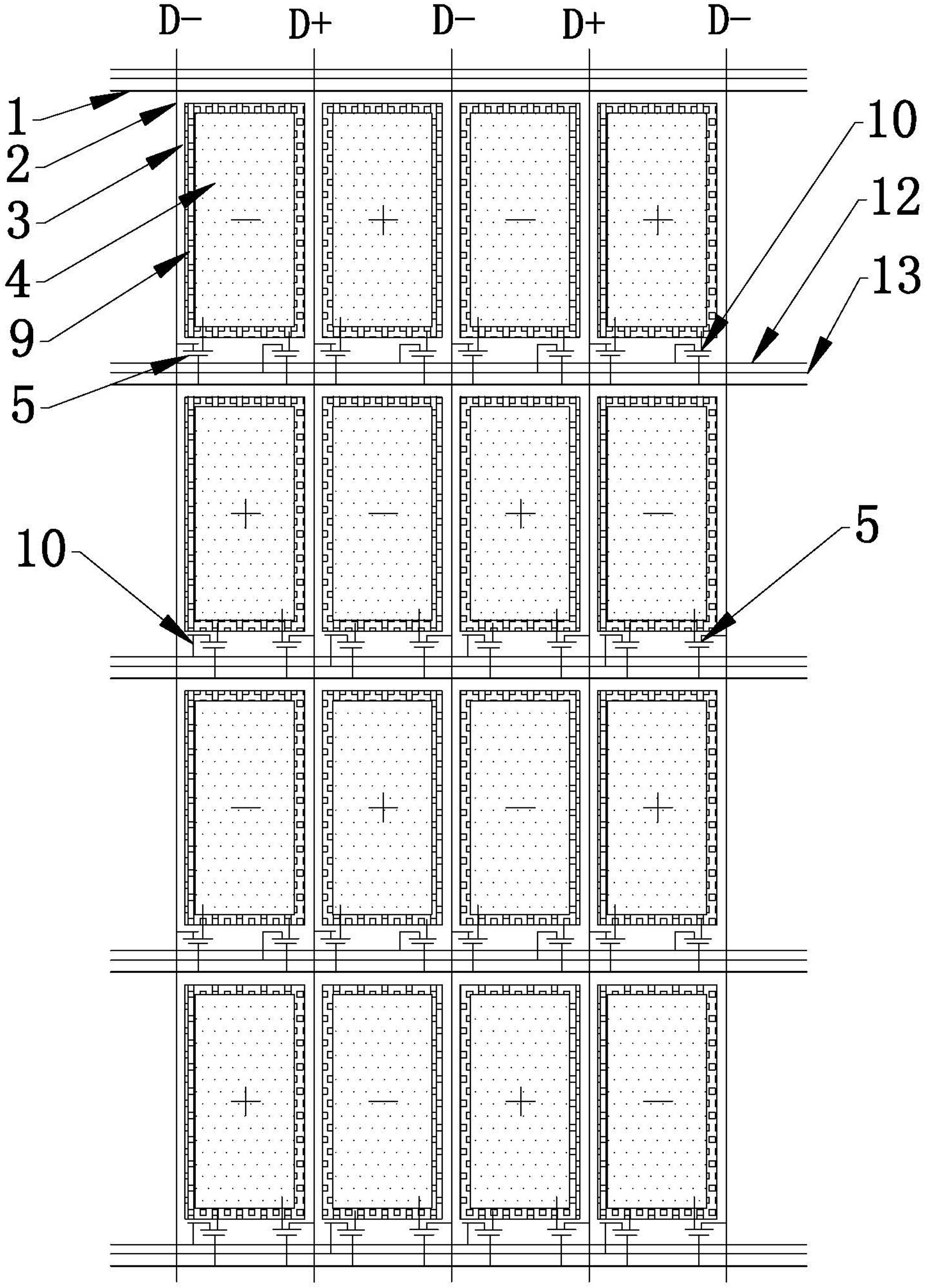 Pixel structure of blue-phase liquid crystal display