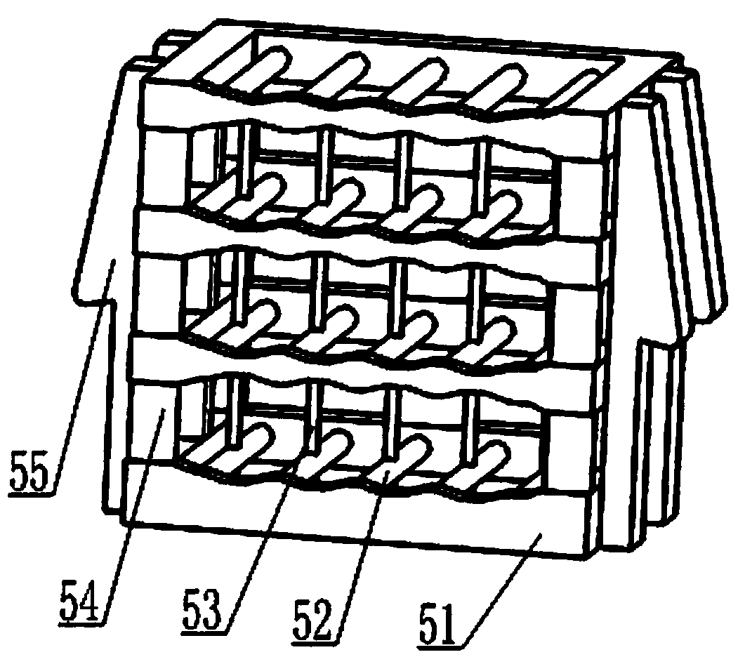 Energy-saving type heat treatment heating furnace for grinding balls