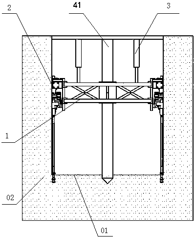 Excavation supporting equipment for shaft