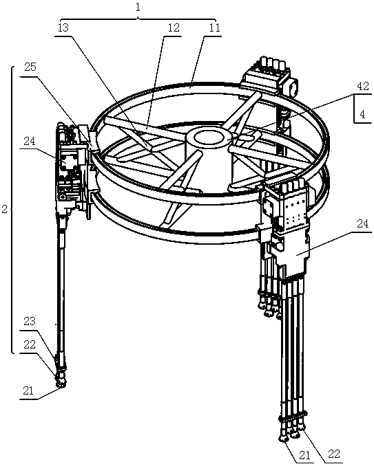 Excavation supporting equipment for shaft