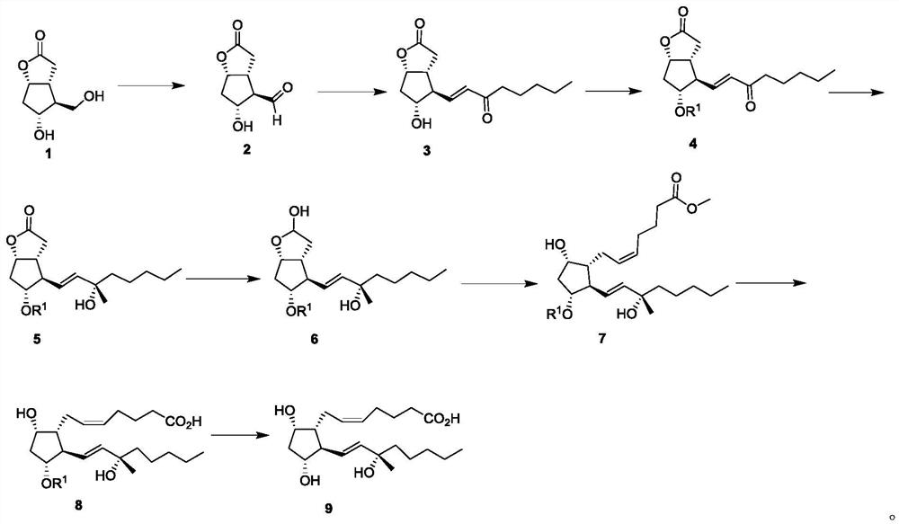 Preparation method of prostaglandin analogue