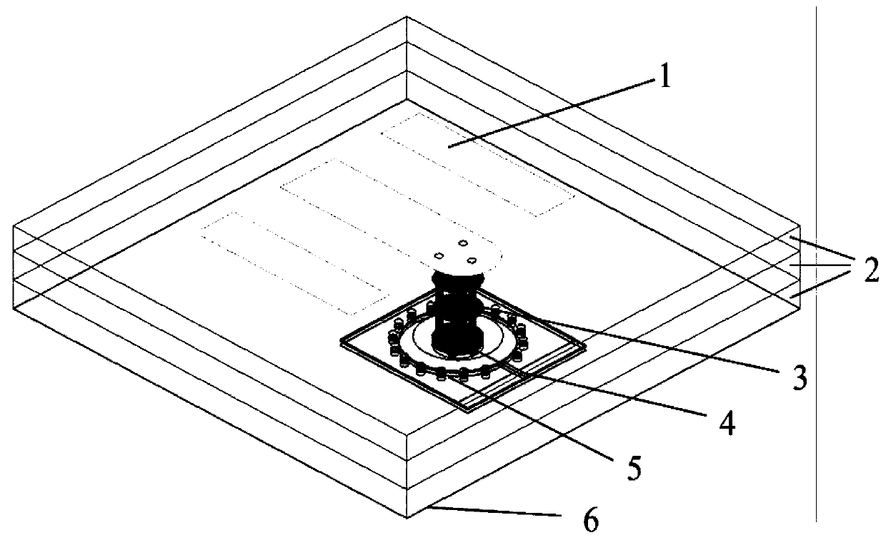 On-chip antenna and an antenna array