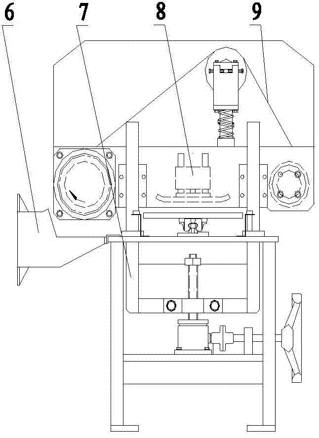 Direct-pushing automatic bottom rubbing machine for disc-type porcelain