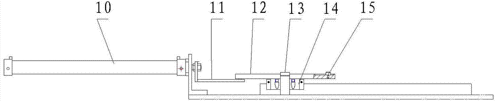 Direct-pushing automatic bottom rubbing machine for disc-type porcelain