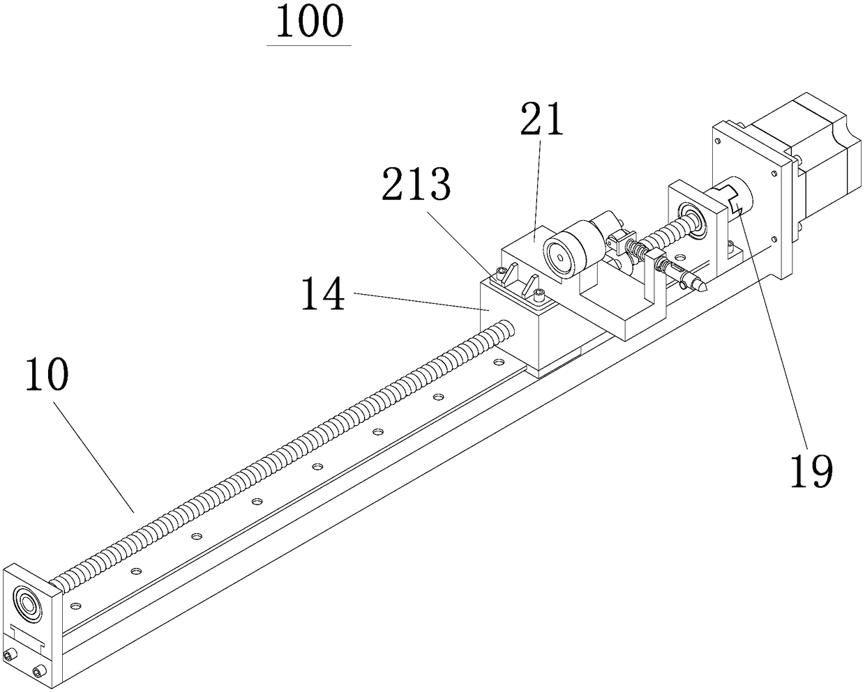 Electric displacement scriber and setting-out method of pipeline intersecting lines