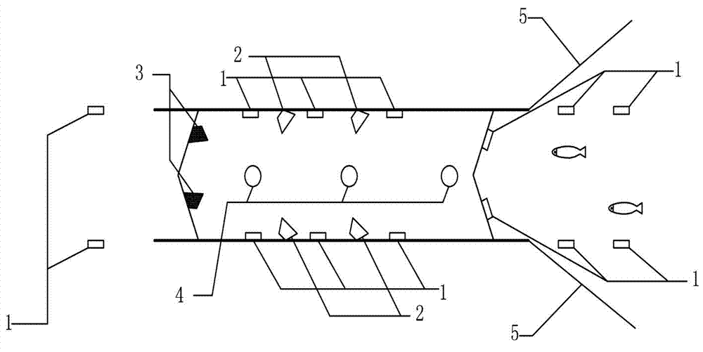 Device and method for realizing fish passing by utilizing ship lock