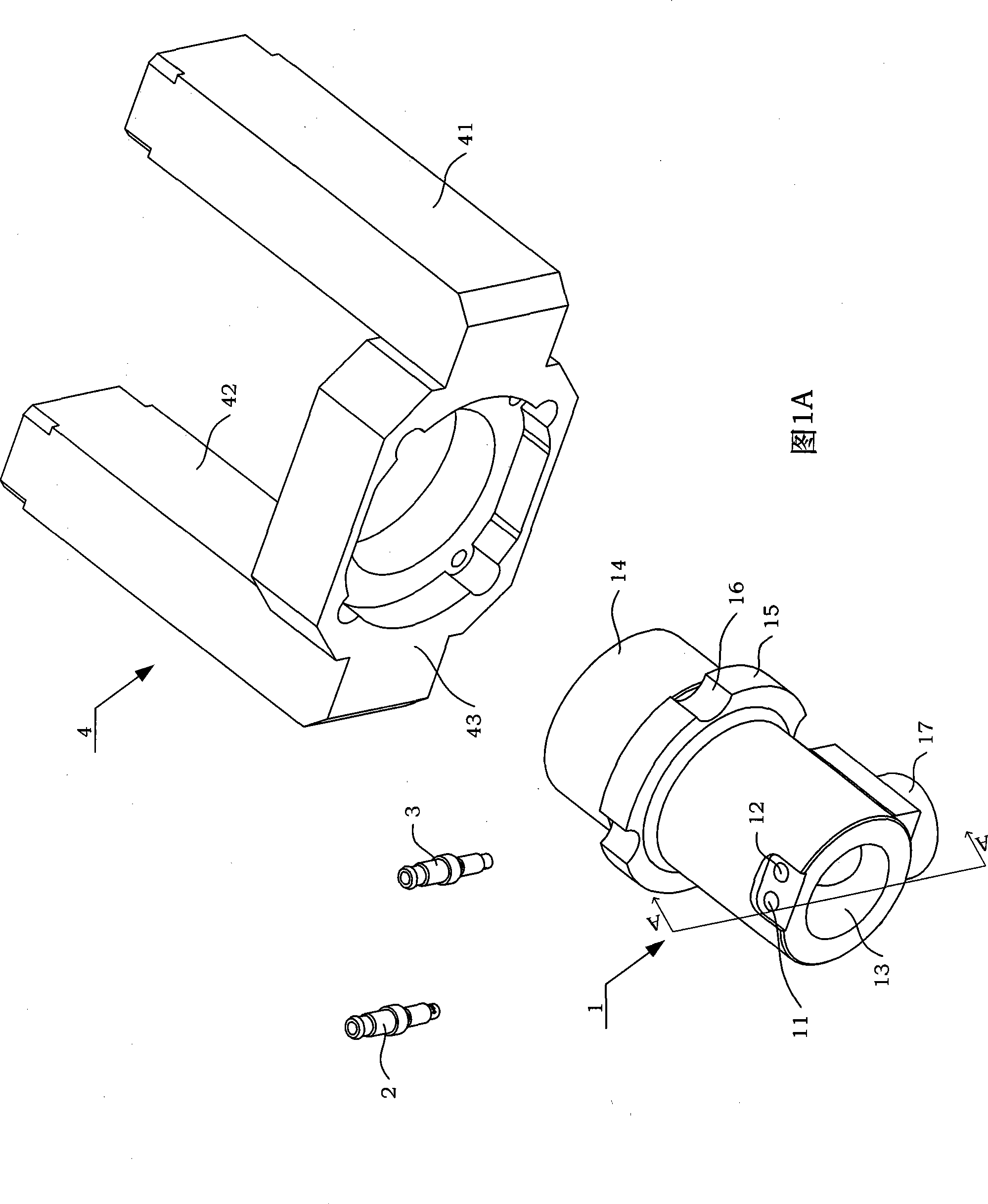 Chip absorbing and cooling connecting piece used for boring end effector