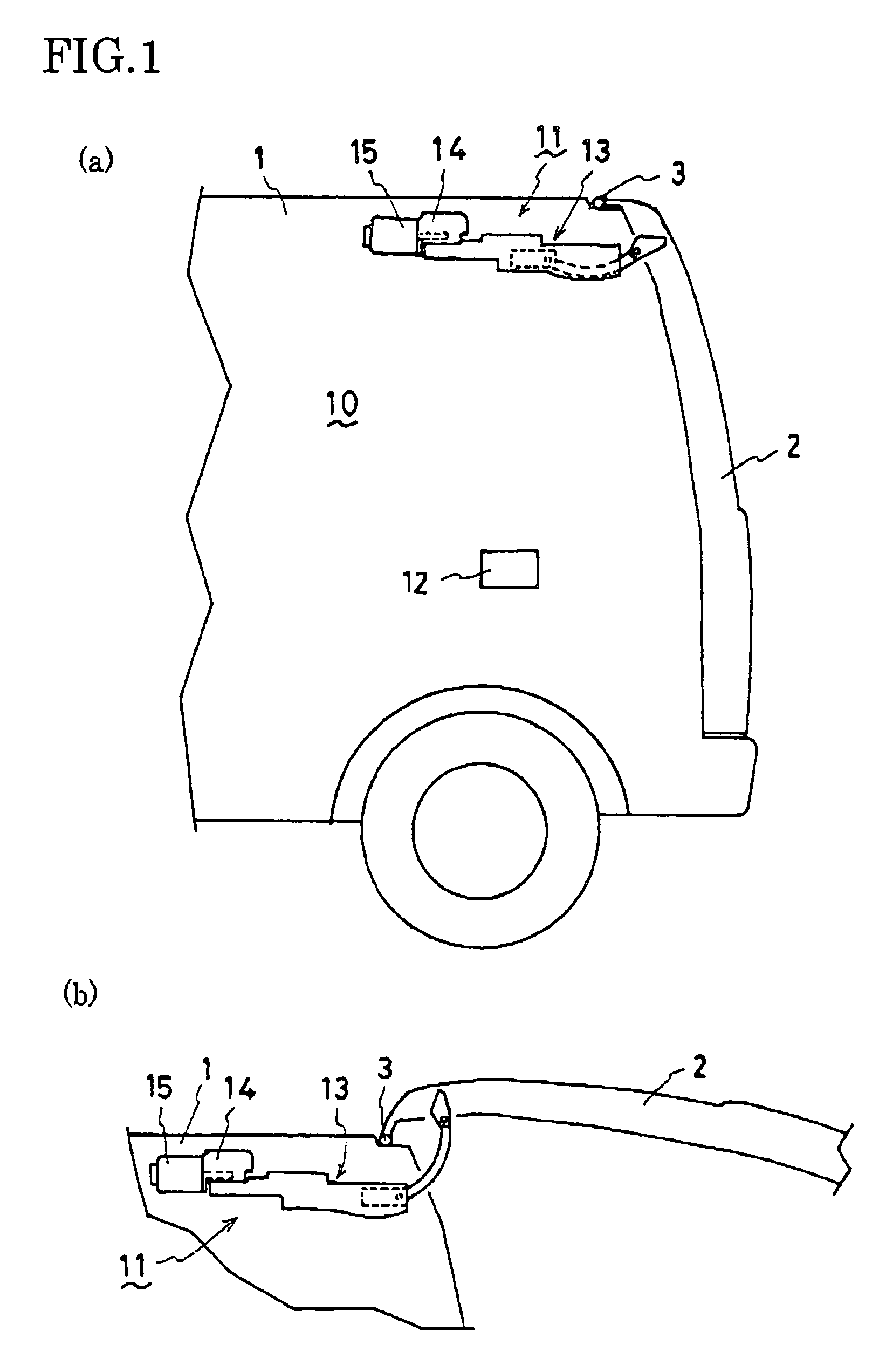 Opening and closing control system for opening-closing member of vehicle