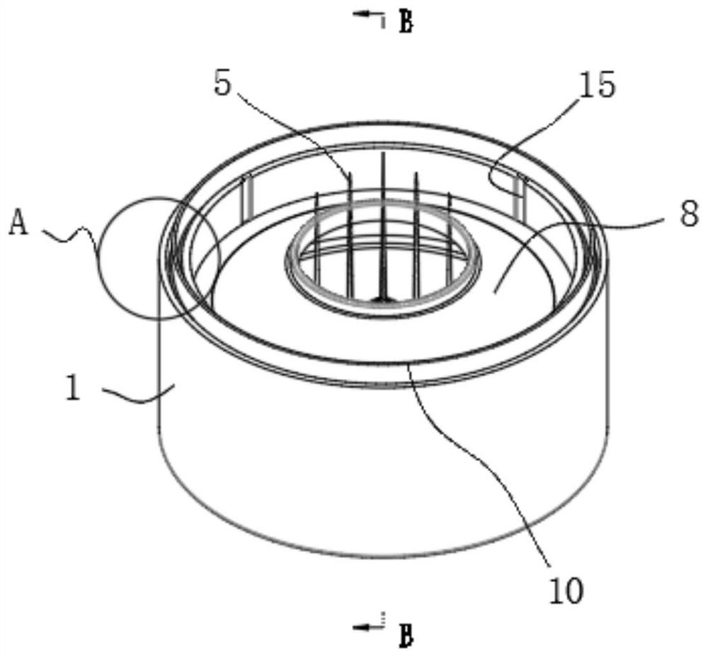 Device for placing burning needle of milli-fire needle