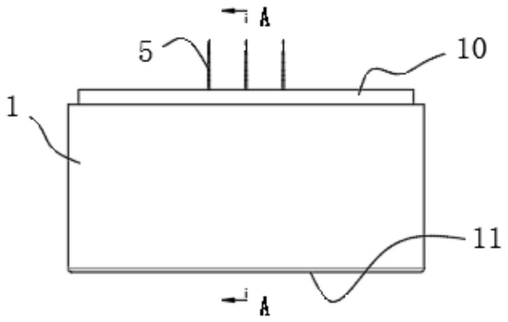 Device for placing burning needle of milli-fire needle