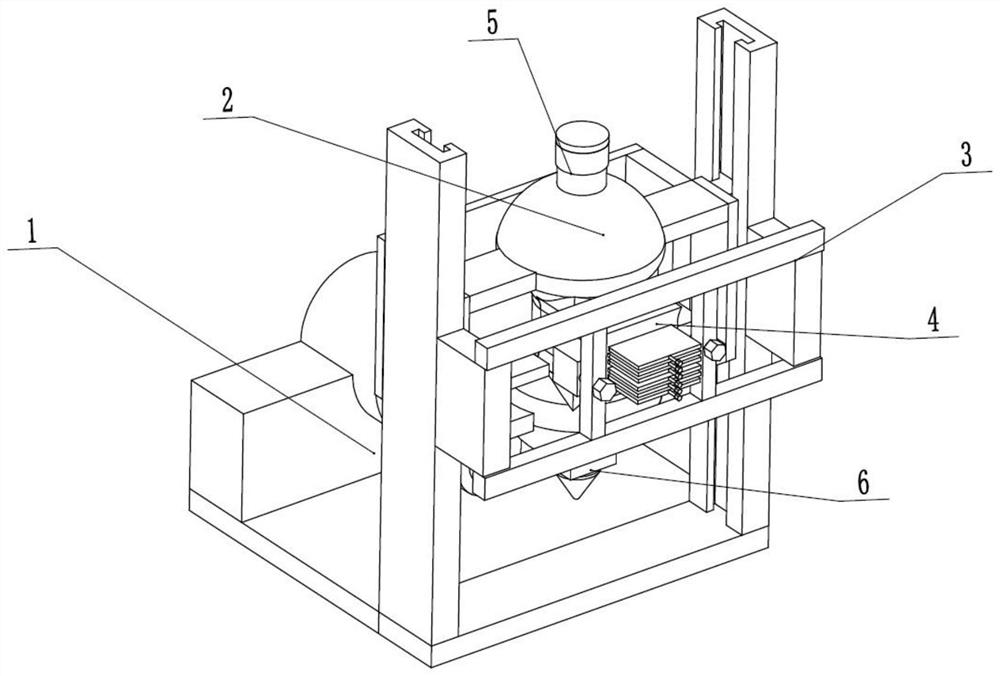 A facial mask essence extracting device